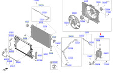 Serbatoio serbatoio impianto raffreddamento elettrico HYUNDAI KONA MK1 25430J2500 NUOVO ORIGINALE