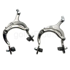 Vintage Road Bike Brakes TEKTRO 900C F+R Nutted Mount 72-92mm Silver