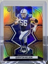 Quenton Nelson 2022 Mosaic Gold Honeycomb SP #85 Indianapolis Colts