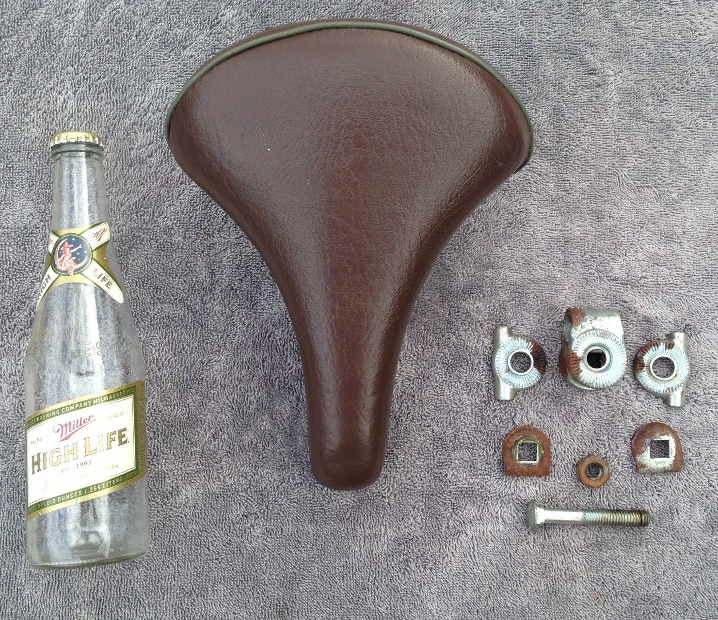 BIKE SEAT SADDLE Viscount Spring Youth w/ Post Clamp Schwinn Colombia