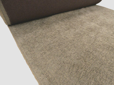 BEIGE Hopsack Chenille Webstoff Polsterstoff - NEXT HOPSACK LEINEN