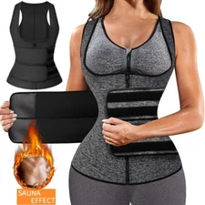 Fajas Reductoras Colombianas Sauna Sweat Vest Waist Trainer Slimmer Body Shaper