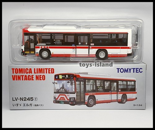 TOMICA Limited Vintage NEO LV-N245f Isuzu Erga Meitetsu Bus 1/64 TOMYTEC TOMYNEW - Picture 3 of 11