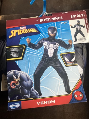 Jazwares Marvels Venom Boys (6/7) Costume, New.