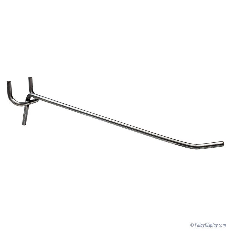 PEG HOOKS  (25 50 200 PACK)  2" 4" 6" 8" Straight Board Shelving 1/8"  Steel - Image 4 of 4