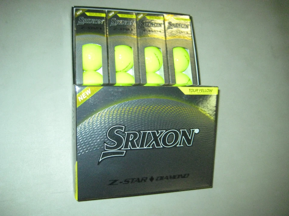 2 dozen BRAND NEW 2025 Srixon Z Star Diamond mens Yellow golf balls