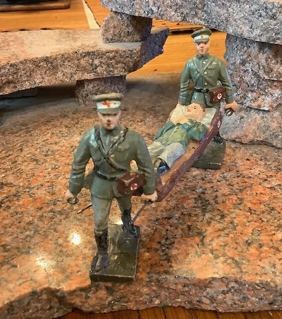 Juego de camilla alemana alemana de composición vintage - Leyla Foto 3 de 4