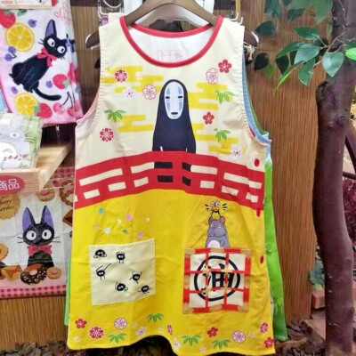 Spirited Away Apron On Bridge No Face H84×W61.5cm Ghibli Anime Japan