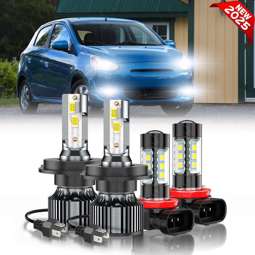 For Mitsubishi Mirage Hatchback 4-Door 2014-2021 LED Headlight