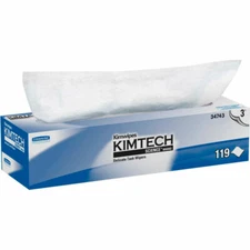 *119-Wipes* Kimberly-Clark Kimtech Kimwipes Task 11.8" x 11.8" Wipers 34743