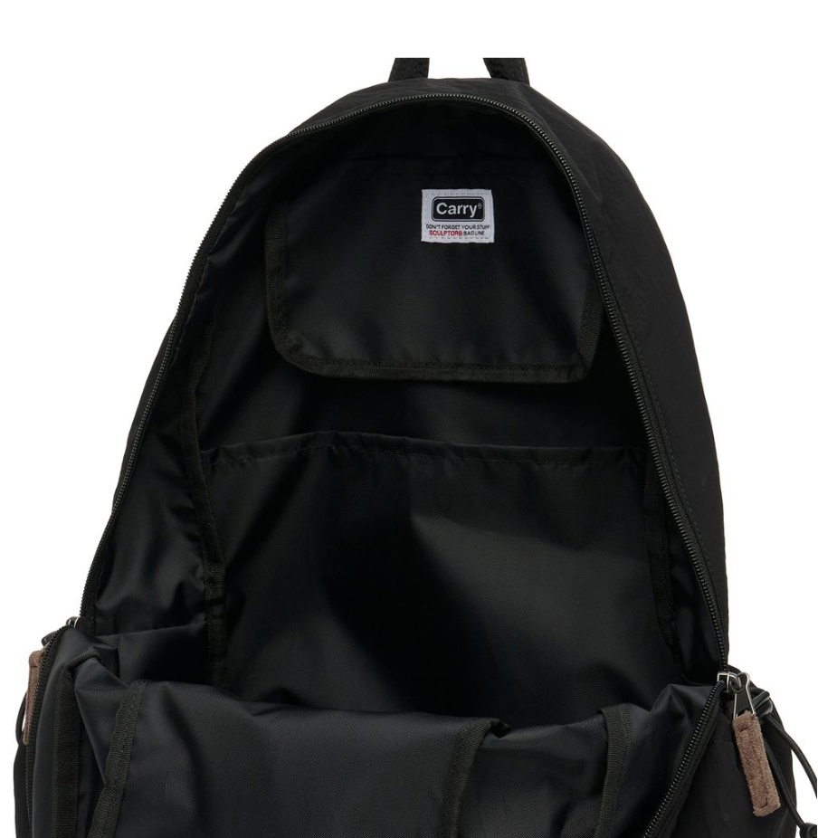 SCULPTOR Oldschool Slouchy Backpack Black / School Bag | eBay