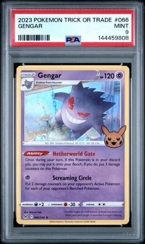 2023 POKEMON TRICK OR TRADE #066 GENGAR PSA 9