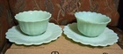 Lot Of 4 Pioneer Woman Jadeite Pieces - 2 Salad Plates & 2 5" Bowls