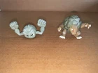 Vintage Tomy Pokemon Golem & Geodude Action Figure Set 1990s Character Toy