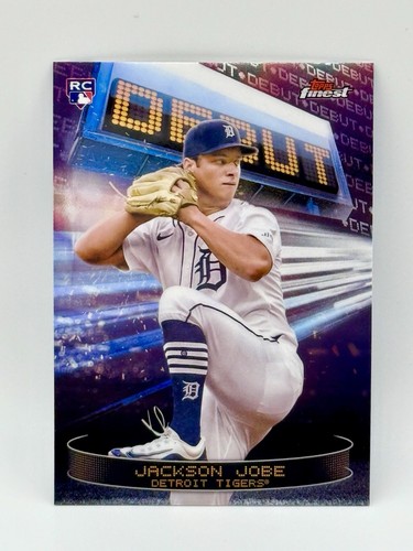 2025 Topps Finest Jackson Jobe RC Debut #D-23 Detroit Tigers