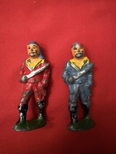 Lot Of (2) VINTAGE 1930'S BARCLAY MANOIL PIRATE W/ SWORDS