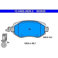 ATE 13.0460-2620.2 Bremsbelagsatz FüR Renault Megane B9A M N K9A M N