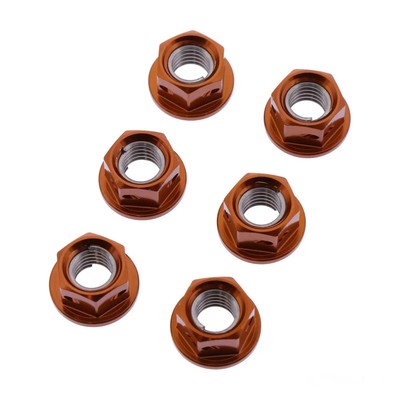 Mutter Kettenrad Satz Bolt M8X1.25mm Alu Racing orange, 7753583