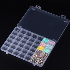 42 Grids Plastic Bead Organizer Box Container Storage Case for Crafts Screws