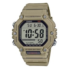 Casio Men  s Tan Digital Sport Watch with Grey Dial - AE-1600H-5AVCF