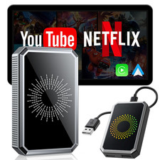 Wireless CarPlay AI box Android Auto Adapter Converter WIFI with Netflix YouTube