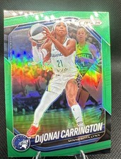 DiJonai Carrington #9  Panini Prizm WNBA Green Prizm Minnesota Lynz