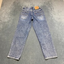 Levi's Loose Fit Tapered Leg Jeans Boys 14 27x29 Blue Cotton Adjustable Waist