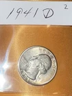 1941-D Washington 25C Silver Quarter / UNC