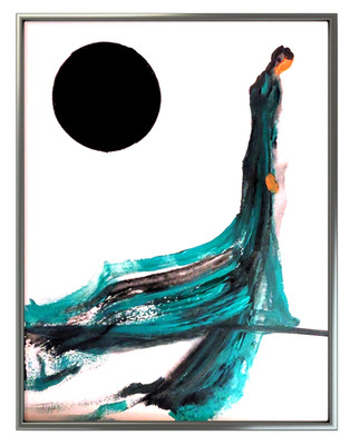 LOVELESS - ''ECLIPSE ELEGANCE'' original acrylic on canvas 11 X 14