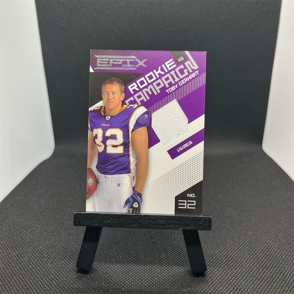2010 Panini EPIX Toby Gerhart Rookie Campaign Card #29 /499 NFL