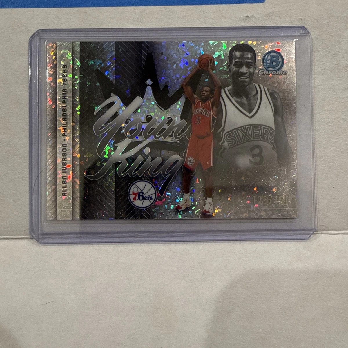 Bowman Allen Iverson Philadelphia 76ers Basketball Sports Trading