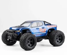 FMS 1/24 FMT24 Chevrolet Colorado Monster Truck RTR - BLUE
