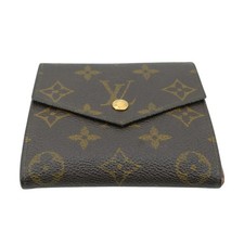 Portafoglio compatto Louis Vuitton Vintage Monogram Double Flap M61660