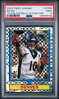 2024 Topps Chrome 1974 Topps Football Bo Nix #74TF4 '74 TPS X Fractor RC PSA 9