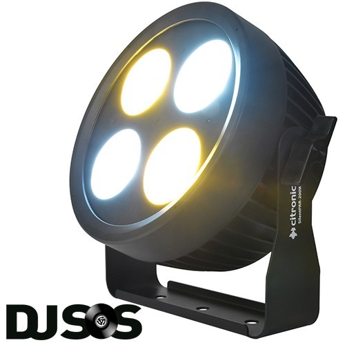Citronic SilentPAR-200W 4x50W COB LED CW/WW Silent PAR Can Light FX Stage Effect