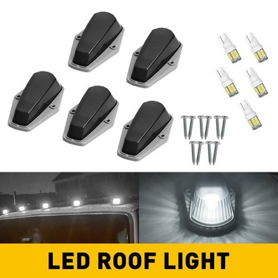 Smoke Cab Roof Top Driving Marker Light DRL Clearance For 73-97 Ford Super Duty