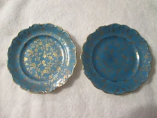 PMB Dresden Bread & Butter Plate Gold Floral Design