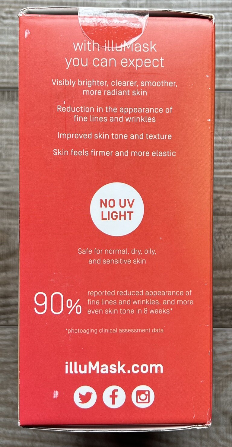 iLLUMASK AntiAging Light Therapy Mask 30 Daily Treatments eBay