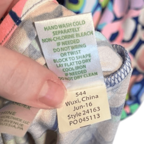 LILLY PULITZER- Ariana Gypsy Jungle Print Swing Asymmetrical Dress, Size M - Picture 13 of 14