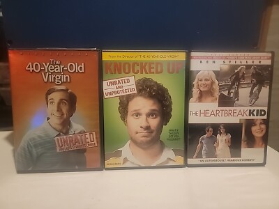 Rom Com Movie 3pk The 40 Year Old Virgin, Knocked Up And The Heartbreak Kid