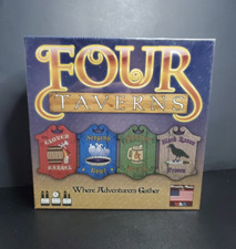 Four Taverns Strategy Board Game Quest Adventurers Fantasy Heroes 2-4