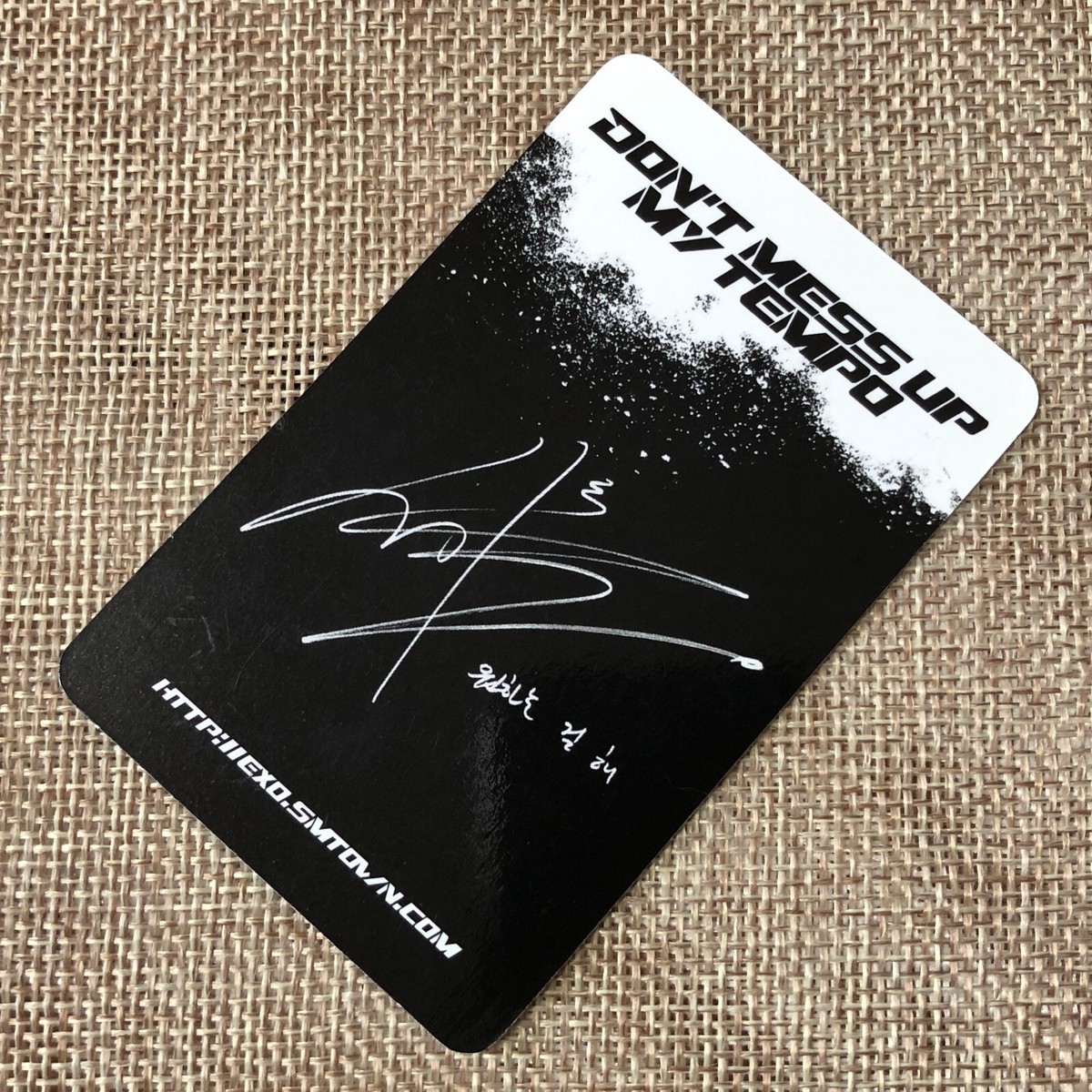 EXO SEHUN [Don't Mess Up My Tempo] Official Photocard, Allegro 5th