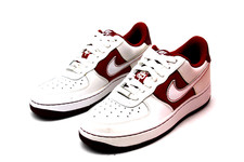 NIKE AIR FORCE 1 LOW GS 314192-811 TERRA COTTA/WHITE-TEAM RED BIG KIDS SHOE 4.5