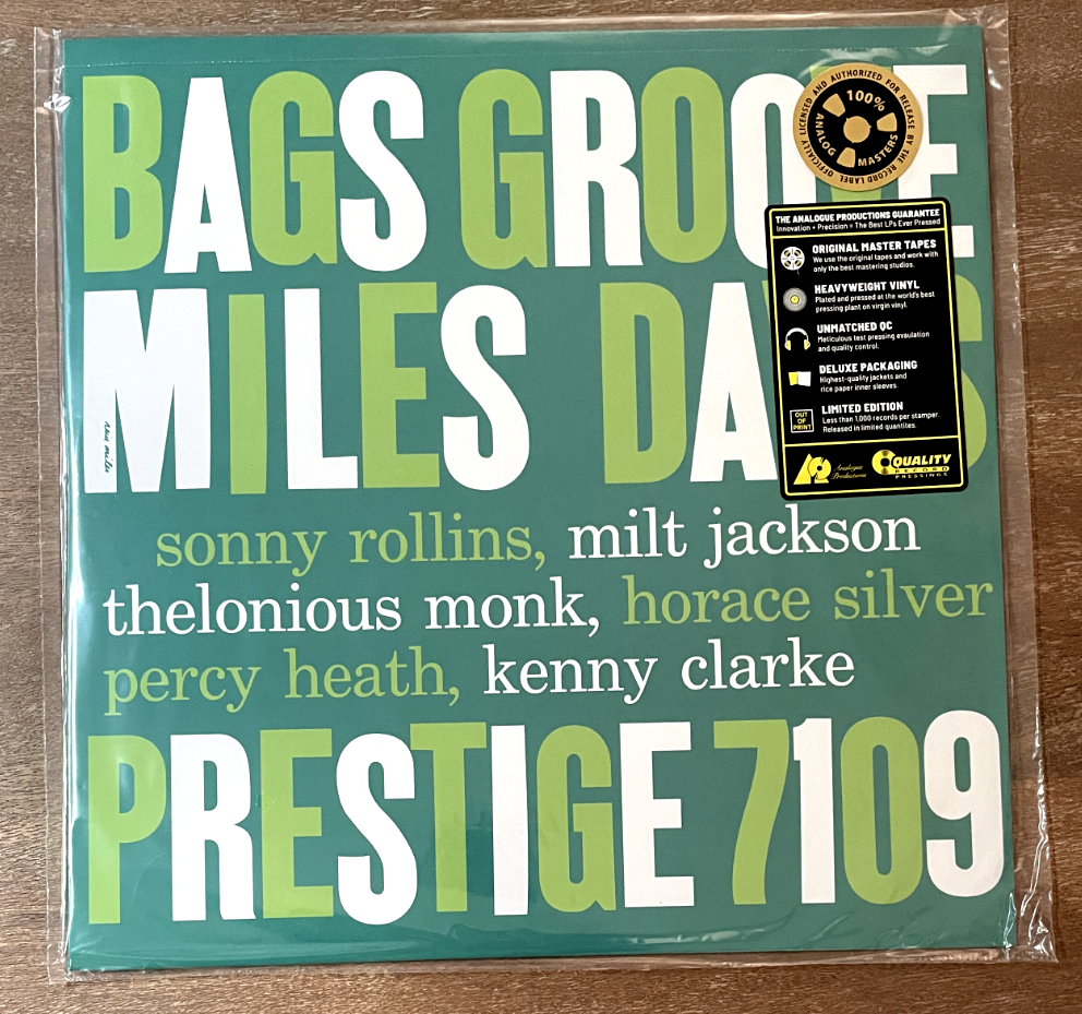 Miles Davis BAGS GROOVE 180g Vinyl LP Analogue Productions