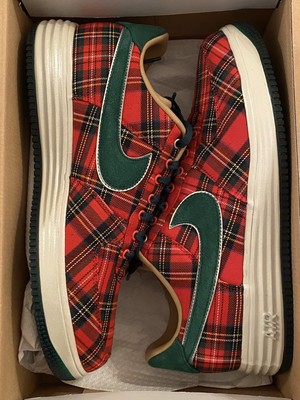 plaid nikes