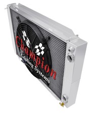 Dr 3 Row Dual Pass Radiator16 Fan1.251.5 For 1980-1988 Ford Thunderbird Ls