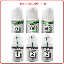 Gingi-Pak Max Z-Twist Dental Gingival Retraction Cord Packing 0,00,000,1, 2 ,3