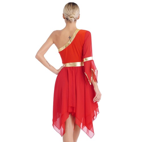 Para mujeres Disfraz de Baile Fiesta Vestido Show Vestidos de Baile Ropa Corta Borde Gimnasio - Imagen 8 de 77