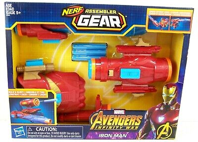 Nerf Assembler Gear Iron Man Marvel Avengers Infinity War Combo Dart Blaster 630509622054 | eBay