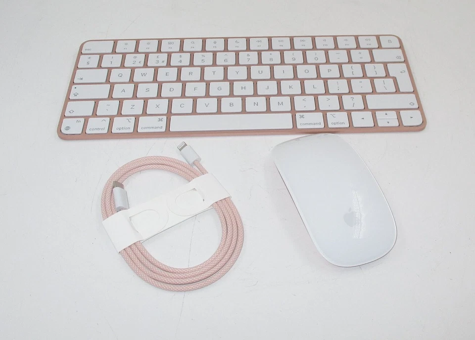 Apple Magic Keyboard A2450 & Magic Mouse 2 A1657 Pack Set Blue - Image 3 of 4